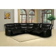 thumbnail image 2 of HomeRoots 366309 Brown Reclining Sectional - 92-106 x 37 x 39 in., 2 of 4