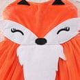 thumbnail image 5 of WhouRiu Dresses for Little Girls Cartoon Halter Tutu Dress with Mask Hairband Child Birthday Party Outfits,3-Piece Orange,Size 5-6 Y, 5 of 8