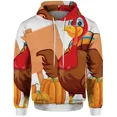 thumbnail image 3 of Sudadera con capucha de pavo, calabaza, hoja de arce, ropa para hombre, marcas de otoño, sudadera con capucha para hombre, duradera, asequible, para el día de Acción de Gracias, sudadera de invierno, 3 of 5
