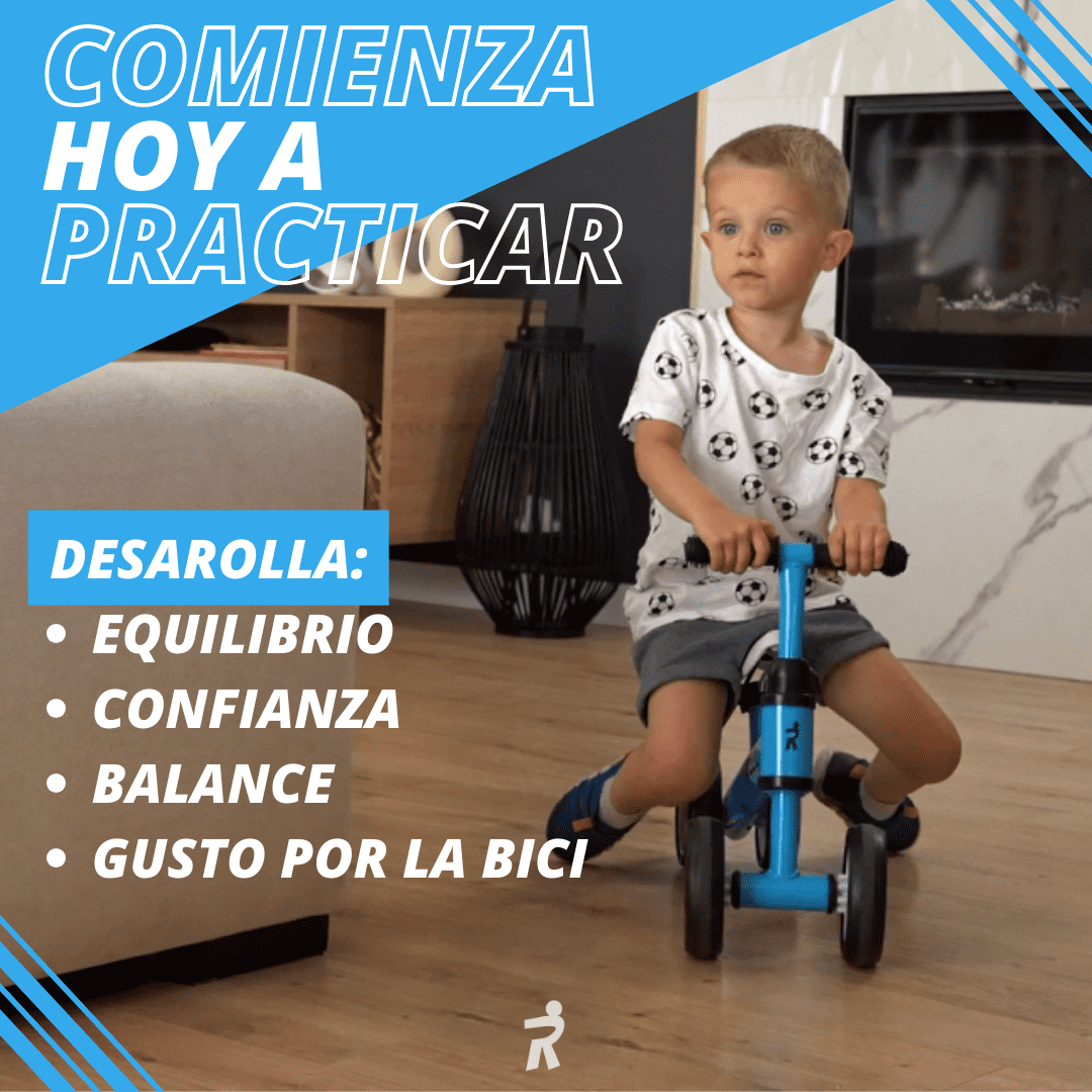 RIDEEZ Bicicleta de Equilibrio para Niños, Bici de Balance sin