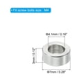 thumbnail image 2 of M4 Stainless Steel Spacers, 5 Pcs Metal Spacer Stainless Steel 4.1mm ID x 7mm OD x 3mm L Screw Standoff, 2 of 5