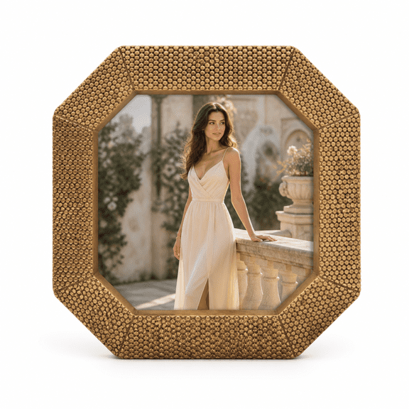 4x4 Vintage Gold Picture Frame , Baroque gold Picture Frames,Vertically or Horizontally, Tabletop Display,Perfect Gift Choice,Photo Display