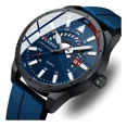 thumbnail image 1 of Relojes De Cuarzo De Silicona Para Hombre De Negocios Curren, 1 of 8