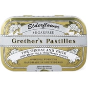Grether's Pastilles Elderflower Sugar Free 3.75 oz. (44 Lozenges)