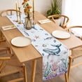 thumbnail image 3 of Table Runner 108 Inches Long for Kitchen Dining, Whale Coastal Dresser Scarf Farmhouse, Dining Table Decorations for Wedding/Parties, Summer Beach Ocean Shell Jellyfish Starfish 13 x 108 In, 3 of 8