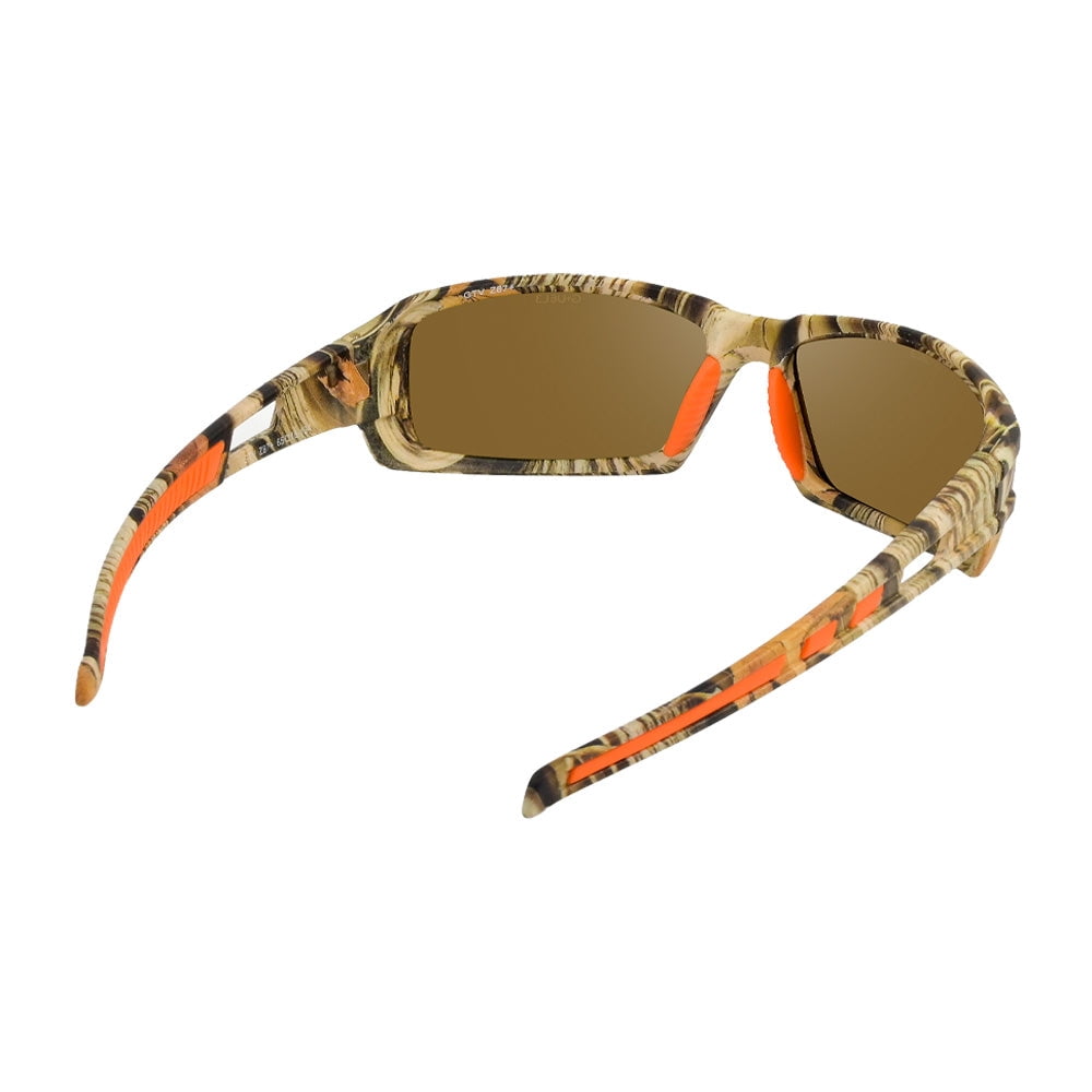 Safety Vu Outdoors Safety Glasses Full Frame Camo in Orange PC Lens
