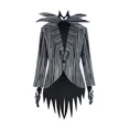 thumbnail image 5 of Disfraz de Jack Skellington para cosplay de Navidad, disfraz de esqueleto de película de terror, uniforme negro a rayas, disfraz para fiesta de carnaval y Halloween, 5 of 5