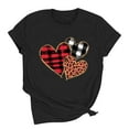 thumbnail image 2 of Valentines Shirts for Women: Cute Love Heart Shirt Valentine T Shirt Red Short Sleeve Casual Hearts Tops, 2 of 8