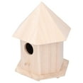 thumbnail image 1 of Casa para pájaros, comedero para pájaros de madera, nidos para pájaros, comedero para pájaros, innovación moderna, 1 of 12