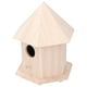 thumbnail image 1 of CAJA DE ANIDACIÓN DE PÁJAROS, PEQUERO DULCE, NO FÁCIL, ALIMENTOR DE CASAS DE PÁJAROS COMIDAS POR LA POLILLA, MADERA NATURAL PARA JARDINES AL AIRE LIBRE, 1 of 7