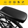 thumbnail image 3 of Back  Cycle  Mountain  PU Leather Soft Comfortable Cushion Bike Rear Rack  Children Back  Pad, 3 of 7