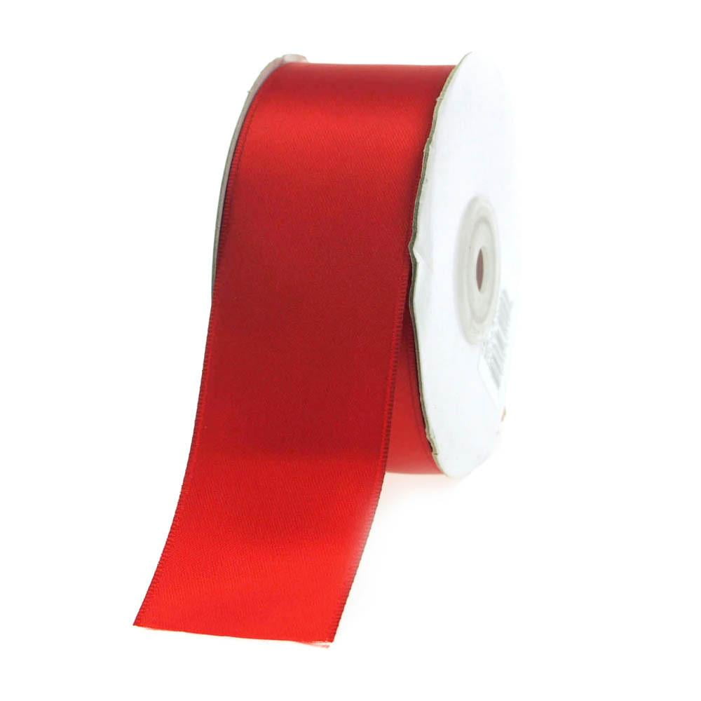 MEEDEE Red Ribbon 1/4 Inch Red Satin Ribbon Double Face Satin Ribbon Thin  Red