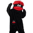 thumbnail image 5 of Family Matching Monster Onesie Silly Big Mouth Monster Outfit Fleece Hooded Soft Plush Jumpsuit For Adult And Kids, 5 of 5