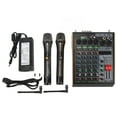 thumbnail image 2 of 4 Channel Sound Mixer, 4 Channel Mixer Headset Monitoring  for Stage Performances US Plug, 2 of 7