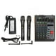 thumbnail image 2 of Mezclador De Sonido De 4 Canales, Ajuste De Tono Alto Y Bajo Mezclador De 4 Canales Para Actuaciones En Escenario, 2 of 7