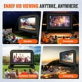 thumbnail image 6 of SKYSHALO Outdoor 14 ft nflatable Movie Projector Screen with Blower, Black, 6 of 9