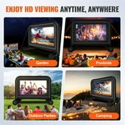 SKYSHALO Outdoor 14 ft nflatable Movie Projector Screen with Blower, Black