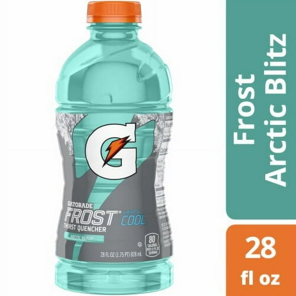 Gatorade Frost Blue Arctic Blitz Sports Drink Bottle 28 fl oz