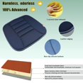 thumbnail image 3 of RaoRanDang Car Seat Cushion Pad For Car Driver Seat Office Chair Home Use Memory, 3 of 4