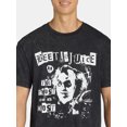 thumbnail image 4 of Beetlejuice Men's and Men's Big & Tall Punk Graphic Tee with Short Sleeves, Sizes S-3XL, 4 of 5