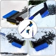 thumbnail image 5 of CHAO Rascador de hielo y cepillo para nieve, cepillo para nieve extensible, raspador para automóvil, raspadores para nieve automáticos con mango ergonómico, para automóvil, camión, SUV, 5 of 5