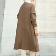 thumbnail image 5 of Elegant Women's Long Sleeve Button Down Abaya Casual Dress for Dubai Fashion, 5 of 5