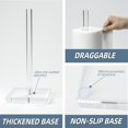 thumbnail image 2 of 1 Pc Transparent Acrylic Paper Towel Stand Holder Freestanding Countertop Kitchen Dispenser, 2 of 6