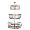 thumbnail image 3 of BirdRock Home Metal 3-Tier Wire Fruit Basket - Oil Rubbed Bronze, 3 of 6