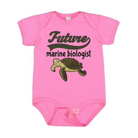 

Inktastic Future Marine Biologist Turtle Gift Baby Boy or Baby Girl Bodysuit