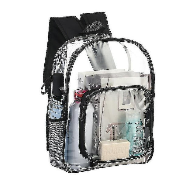 Clear Backpack Pvc See Through Backpacks Small Transparent Casual Rucksack Walmart en linea