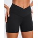 thumbnail image 5 of Shorts CRZ YOGA Butterluxe tiro alto cruzado con bolsillos laterales 10 cm XL, 5 of 5