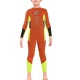 thumbnail image 1 of Soidarity DIVE SAIL Neopreno Niños Traje de buceo Cuello 2.5mm UPF 50 Mantener caliente Deportes acuáticos Snorkeling Playa Jugar Traje de Deportes acuáticos Naranja METRO Soidarity OD003304-12, 1 of 6