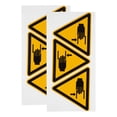 thumbnail image 3 of 6pcs Pinch Safety Warning Stickers Adhesive Keep Hands Labels Caution Danger Sticker for Machinery, 3 of 8