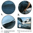 thumbnail image 3 of Designart "Rising Seabird by the Coast" Animals Floater Framed Wall Decor, 3 of 7