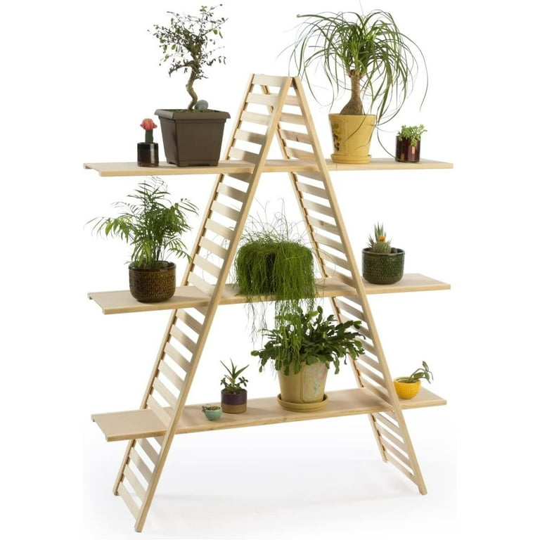 Wooden a frame sale shelf