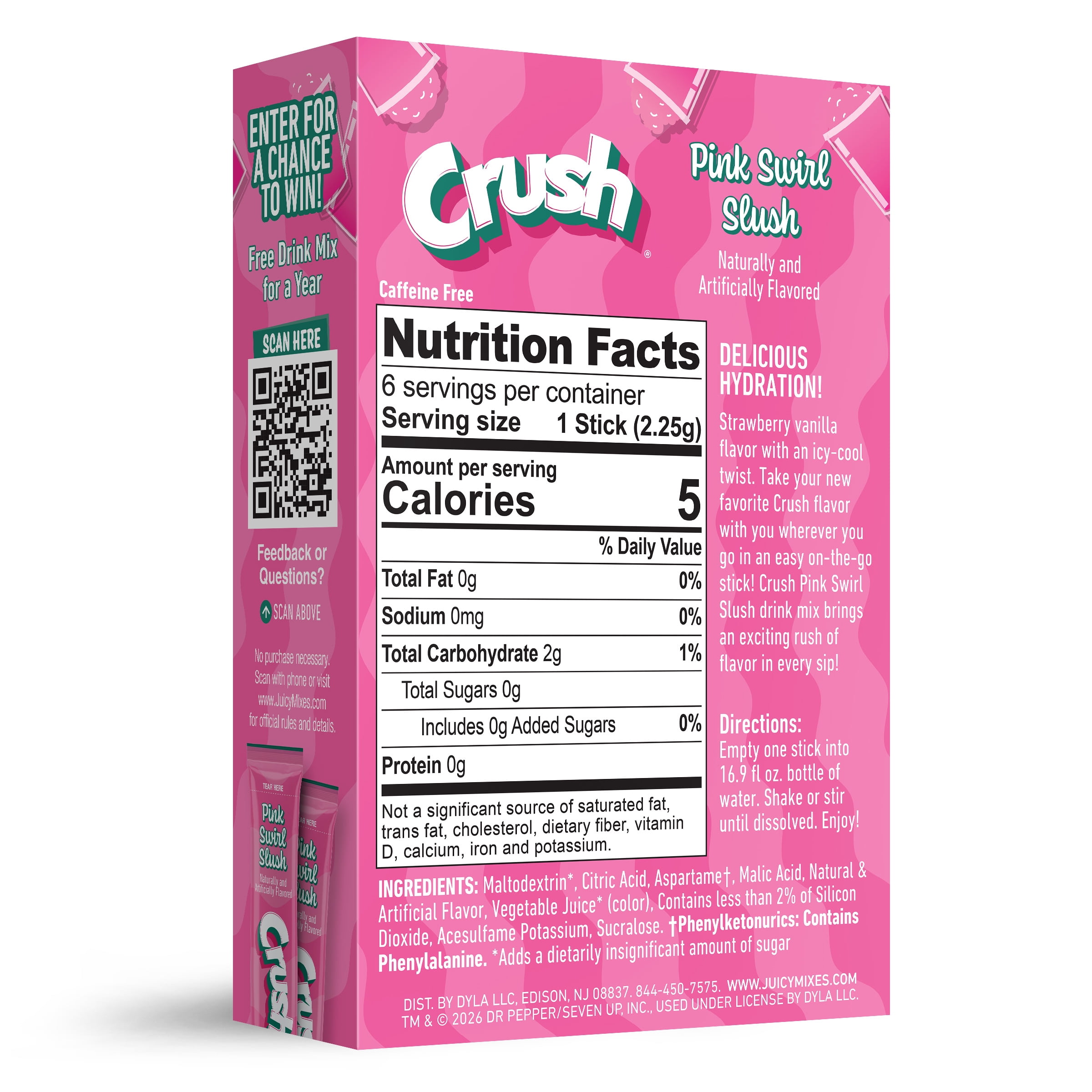 (6 pack) Crush Pink Slush