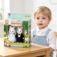 thumbnail image 6 of Children's Doll Furniture, Miniature Dollhouse Accessories, 1:12 Scale Forest Family Play Set, Removable Fabric Clothing, Pretend Play for Kids Age 3 and Up, Educational Role-Playing Toys, 6 of 9