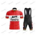 thumbnail image 5 of Kit de ciclismo retro para hombre Maillot de ciclismo para hombre Ropa de ciclismo de manga corta de verano Ropa de carretera Molteni Faema Reynolds ELF, 5 of 5
