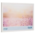 thumbnail image 3 of Snap 12"x18" White Wood Wall Poster Frame - Wall Mount Display - Perfect Fit for Digital Photos, 3 of 10
