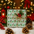 thumbnail image 5 of Custom Christmas Wrapping Paper, Personalized Wrapping Paper Rolls with Santa Claus Gingerbread Christmas Tree, 5 of 8