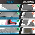thumbnail image 6 of Zulay Kitchen 2 Pack 9"x12" Silicone Trivets For Hot Pots and Pans Heat Resistant Trivet - Grey, 6 of 7