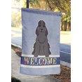 thumbnail image 2 of Carolines Treasures BB5673CHF Cocker Spaniel Black Welcome Flag Canvas House Size, 2 of 4