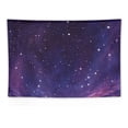 thumbnail image 5 of COMIO  Night Sky Stars Tapestry Dark Purple Starry Cosmic Fantasy Galaxy Girls Women Universe Texture Artwork Art Hanging Bedroom Living Room Dorm Wall Blankets Home Decor Fabric, 5 of 7