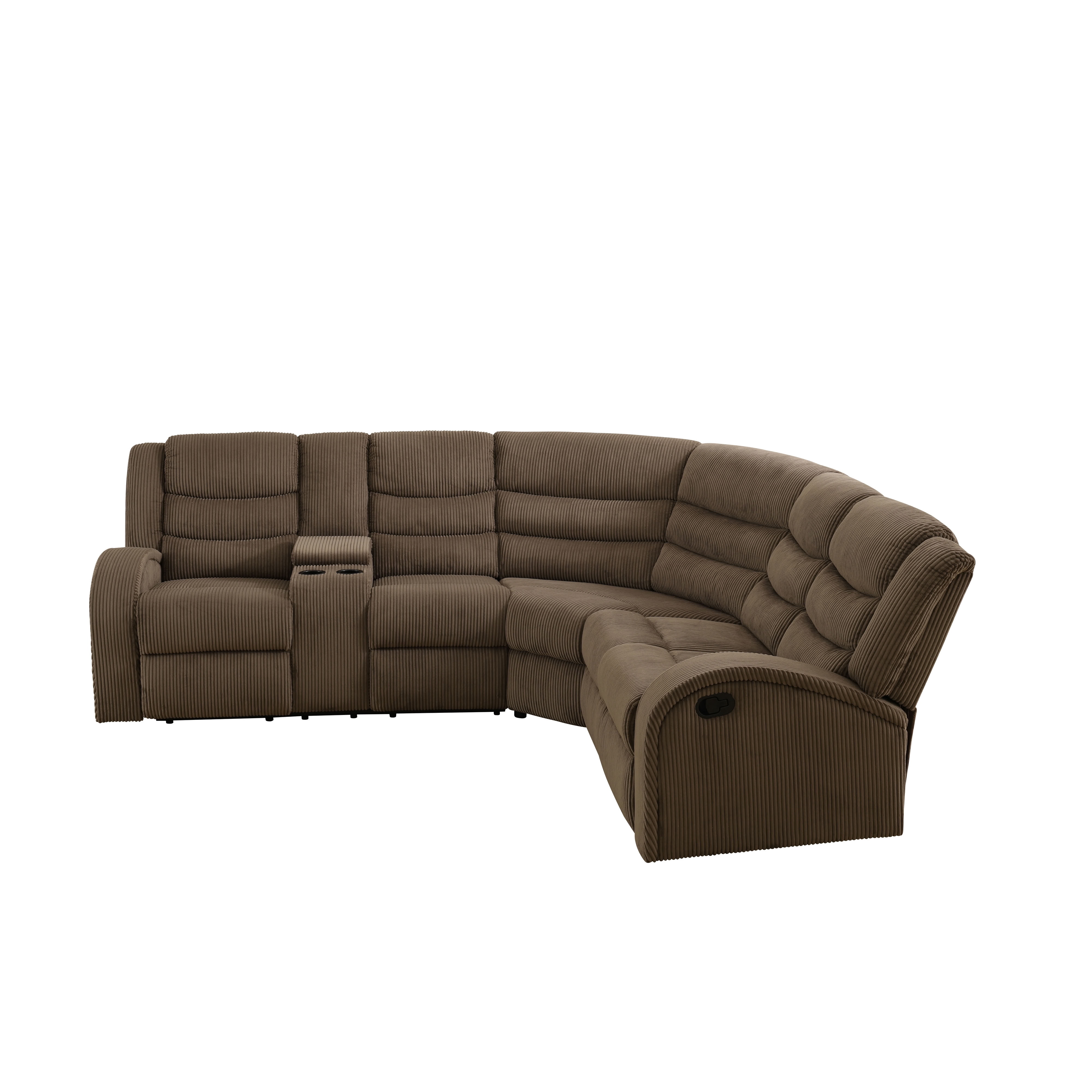 MAYEERTY Intelligent Sectional Recliner Sofa Set with Adjustable Reclining, Cup Holders & Storage Slot for Living Room