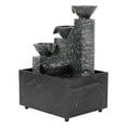 thumbnail image 3 of Girlsshop Indoor Tabletop Fountain Water Feature Led Lights Statues Home Decor Usb Charge, 3 of 9
