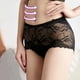 thumbnail image 4 of Gibobby Calzoncillos Talle Bajo Dama Bragas encaje cintura alta para mujer, bragas sexis transparentes sin costuras tamaño para realzar la cadera（Negro， XL), 4 of 5