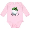thumbnail image 3 of Inktastic Hello, I'm New Here Cute Baby Turtle Boys or Girls Long Sleeve Baby Bodysuit, 3 of 5
