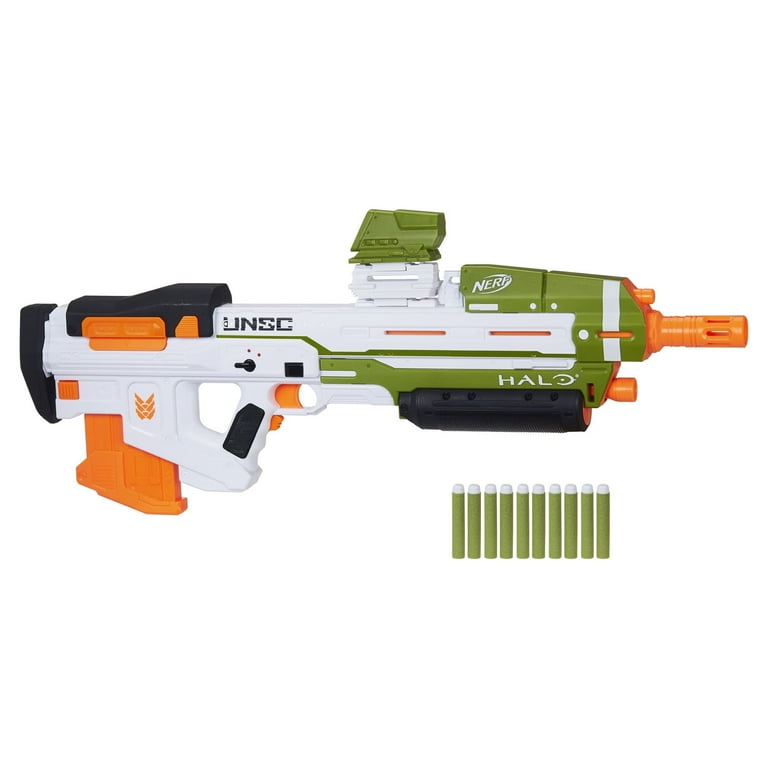 ナーフ　ヘイローMA40 コラボモデル Nerf Halo MA40 Dart Blaster - Motorized, 10-Dart Clip, Elite Darts