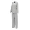 thumbnail image 3 of Pijama Secret Treasures Talla G Manga Larga y Pantalón Azul, 3 of 4