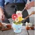 thumbnail image 2 of 1 Set Baking Measuring Spoon Ceramic Flower Design Measuring Tool Baking Gadget, 2 of 5